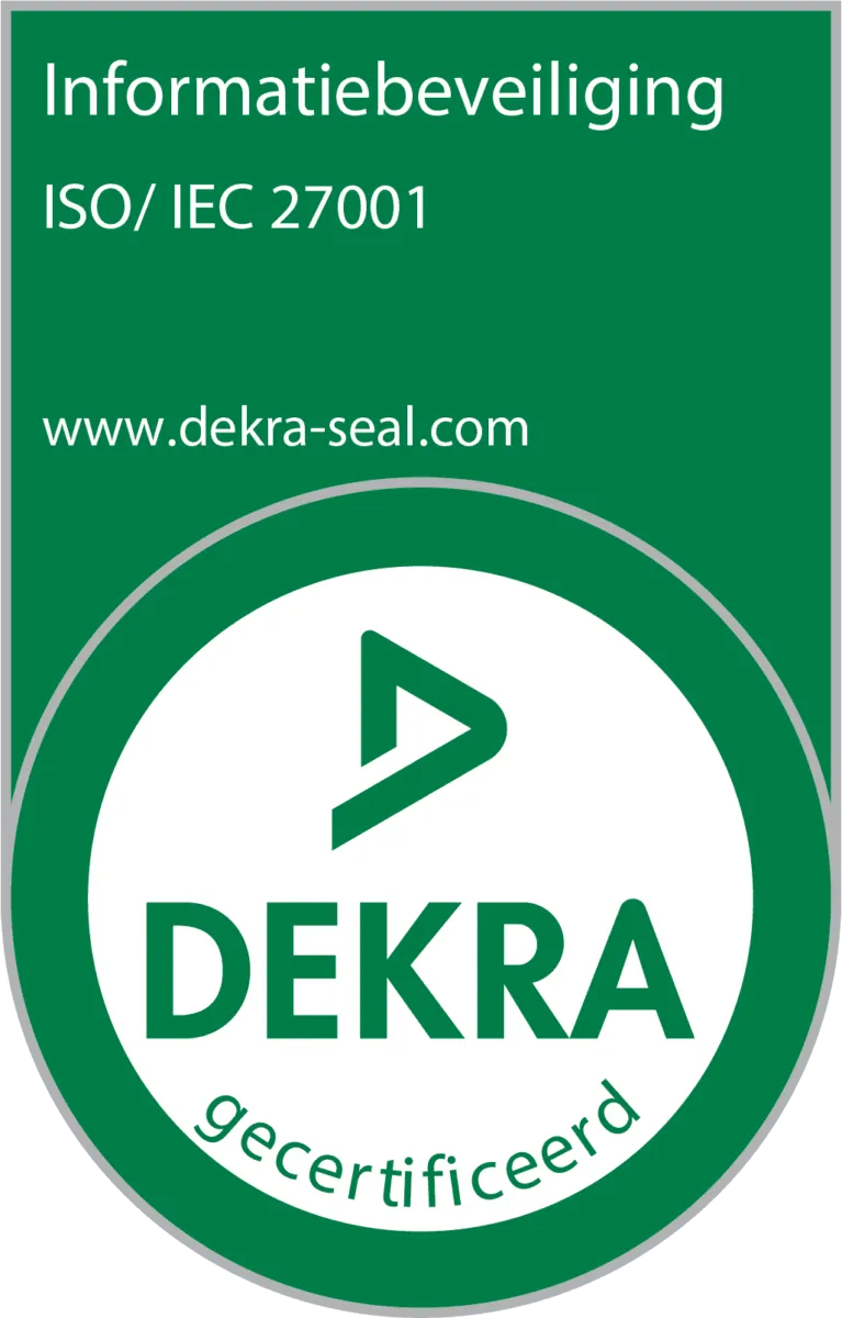 ISO 27001 DEKRA certificering logo